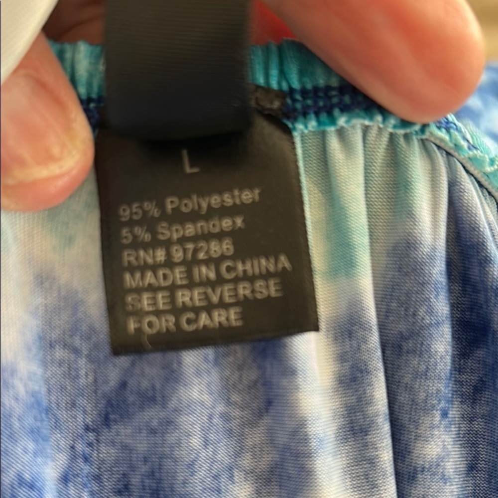 Blue Tie-Dye Jumpsuit - Picture 10 of 13
